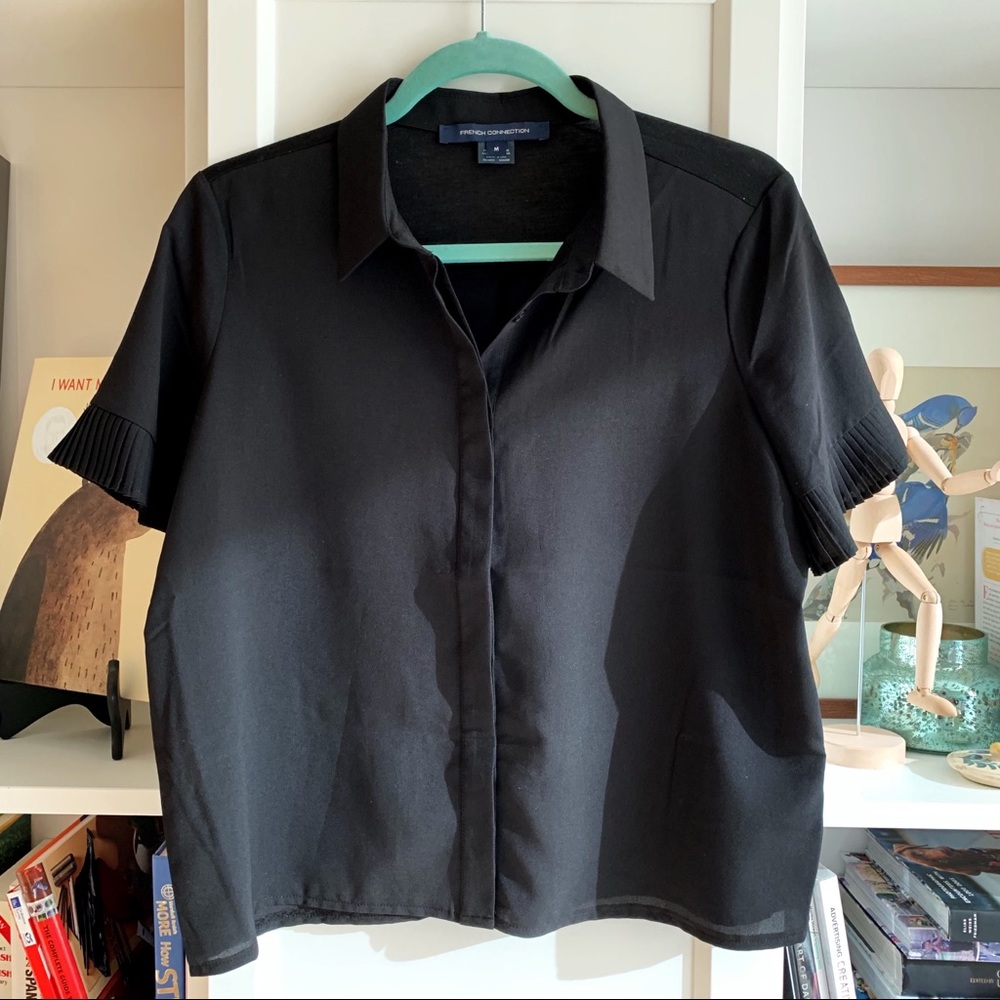 French Connection Short Sleeve Blouse